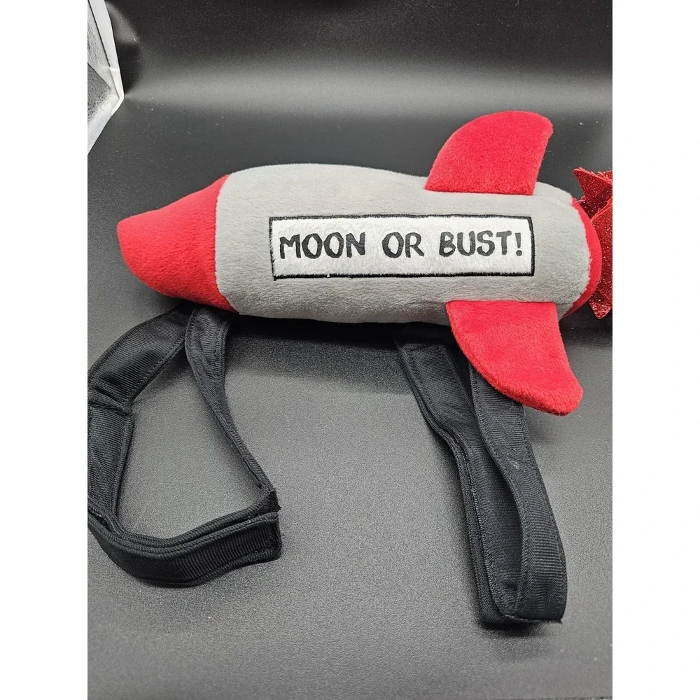 Acme Rocket 'Moon Or Bust'‎ Dog Costume Halloween Costume Medium Dog